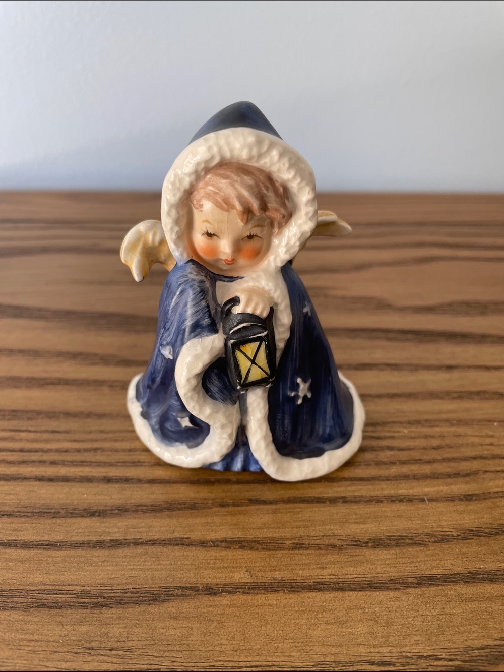 Vintage Hummel- Goebel Blue Angel with Lantern Rob 412 1958